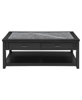 Garvine 47" Wood Cocktail Table - Macy's