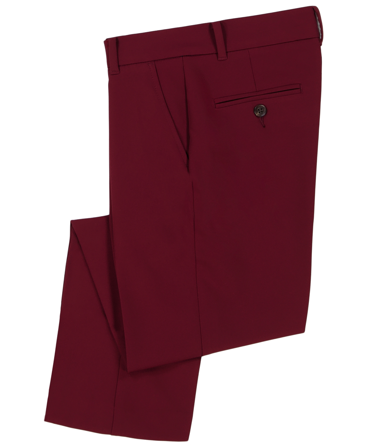 Tommy Hilfiger Big Boys Th Flex Machine Washable Stretch Performance Dress Pants In Red