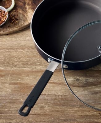 X Bobby Flay Professional Grade Ceramic Nonstick 4.5-Quart Saut&eacute; Pan with Lid