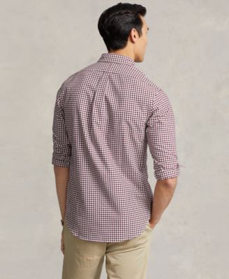 Men's Classic-Fit Gingham Oxford Shirt