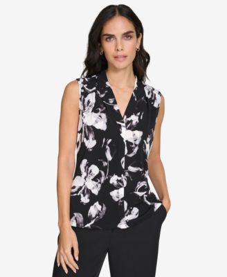 Calvin Klein - Women Printed V-Neck Sleeveless Camisole Top