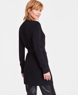 Women's Metallic Open-Front Cardigan, Created for Macy's