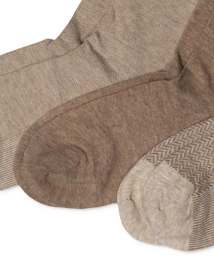 Women's Tweed Cotton Trouser 3 Pack Socks - thumbnail 3