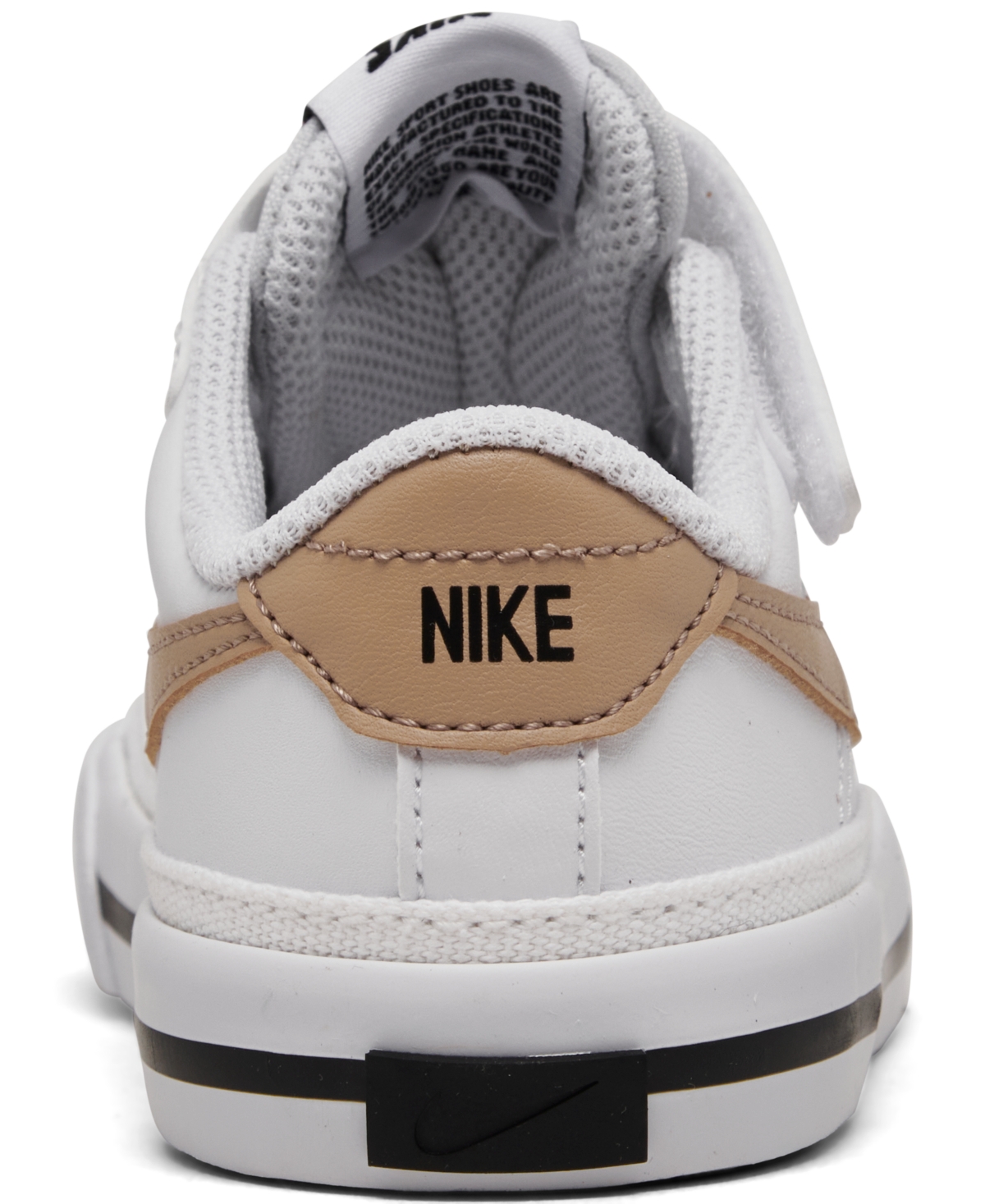 Nike Toddler Kid's Court Legacy Stay-Put Closure Casual Sneakers from Finish Line -hemp