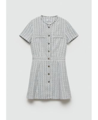mango short tweed dress Short tweed dress
