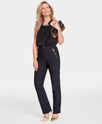 I.N.C. International Concepts - Women's High-Rise Ponte Pants