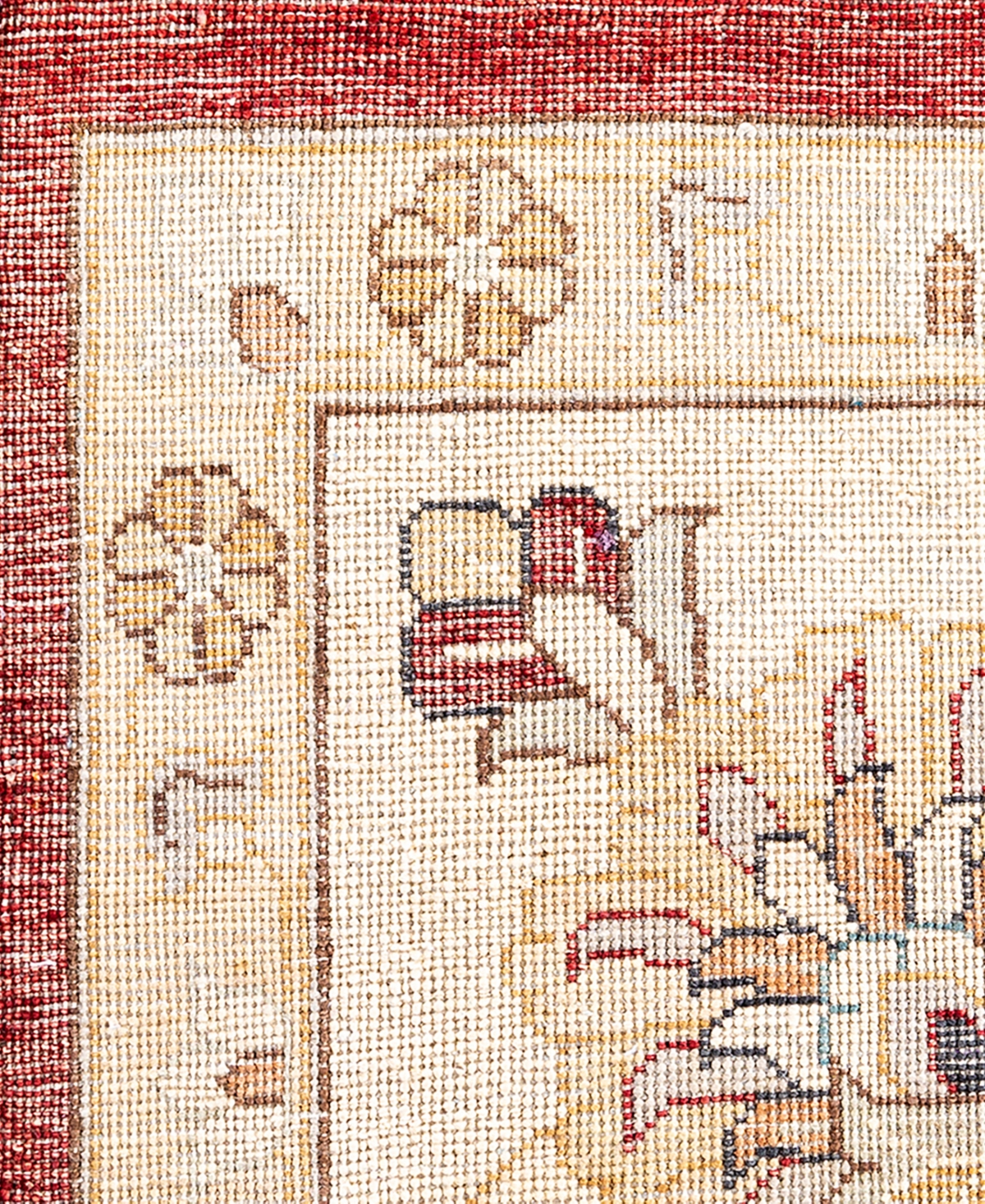 Adorn Hand Woven Rugs Indian Ooak M6027 9'1''x12'2'' Area Rug In Red