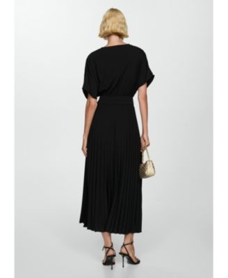 Women's Pleated A-Line Dress