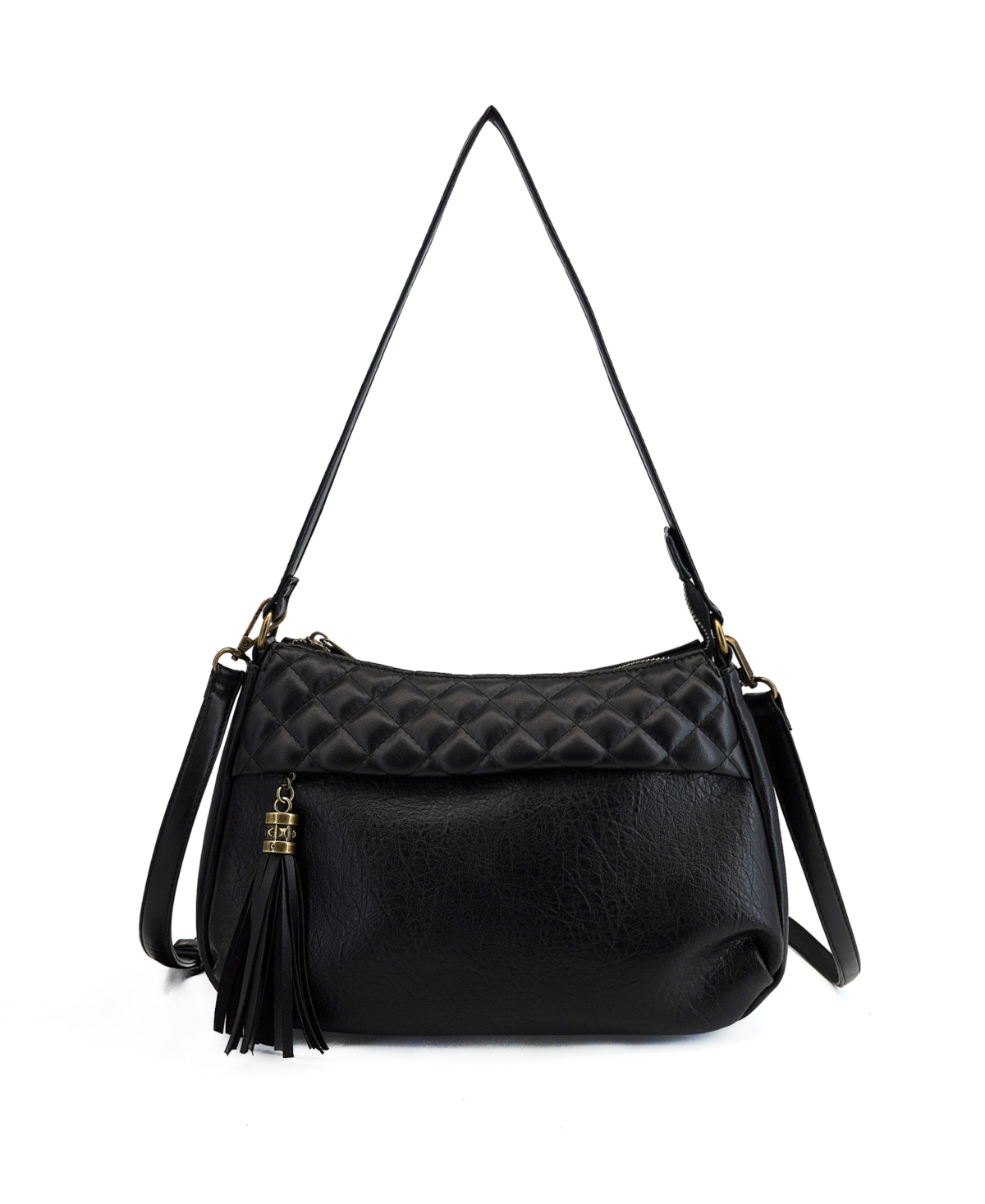 Meadows Western Tassel Crossbody Bag - Camel