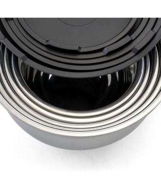 5 Piece Multipurpose Stackable Mixing Bowl Set with Lids