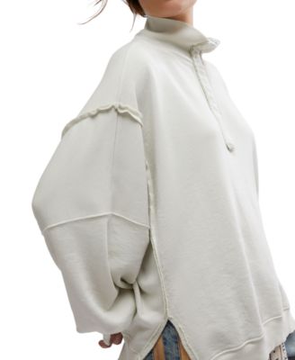 Women's Camden Henley Balloon-Sleeve Top