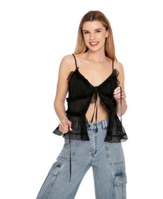 Women's Heart Of Glass Chiffon Cami