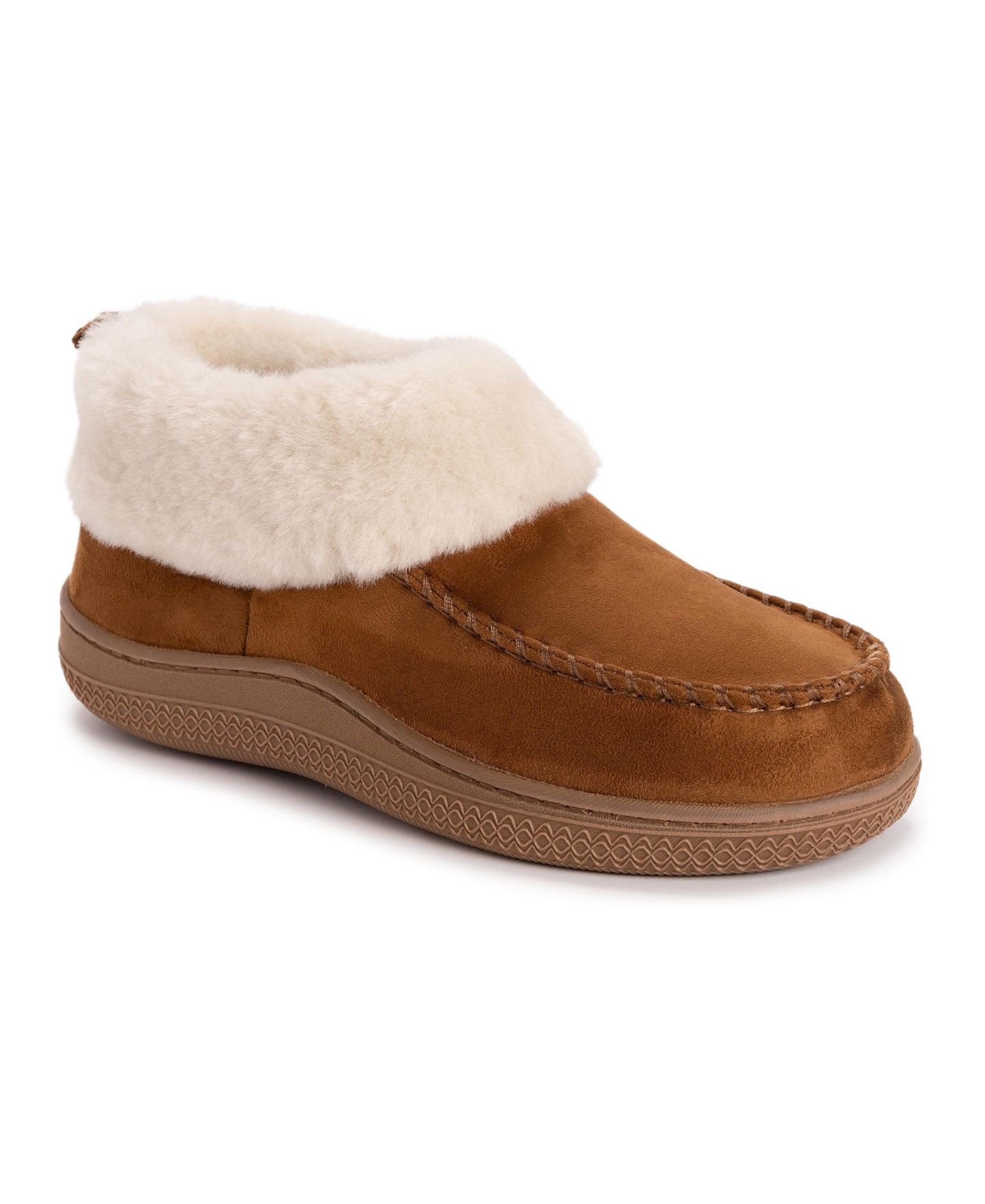 Женские тапочки MUK LUKS Selah Slipper, цвет: Каштановый — фото 1