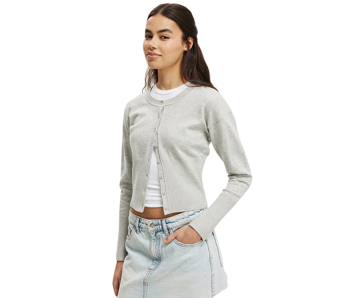 Cotton On Women's Everfine Round Neck Cardigan