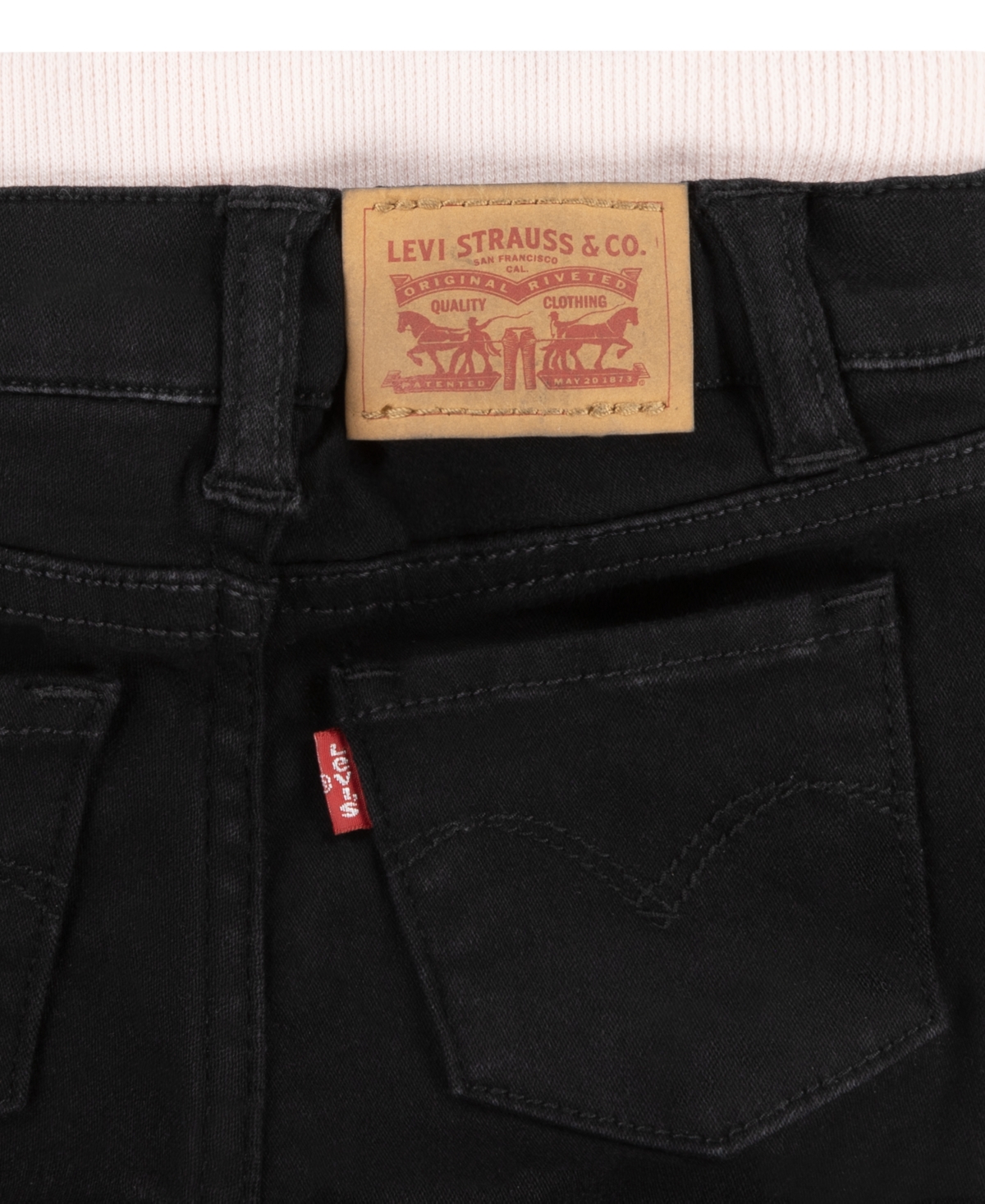 Levi's Baby Girls Brandi Skinny Jeans In Black
