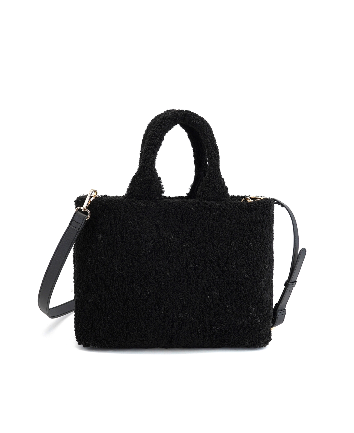 Like Dreams Lumi Sherpa Shoulder Bag In Tan