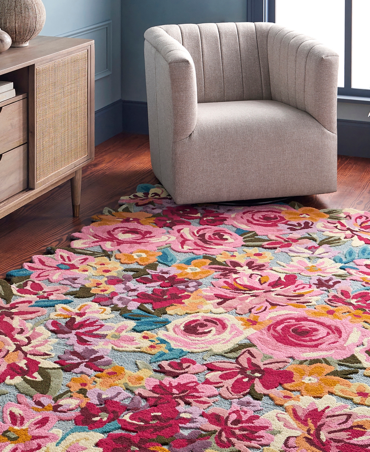 Surya Shindig 495684 5'x7'6" Area Rug In Multi