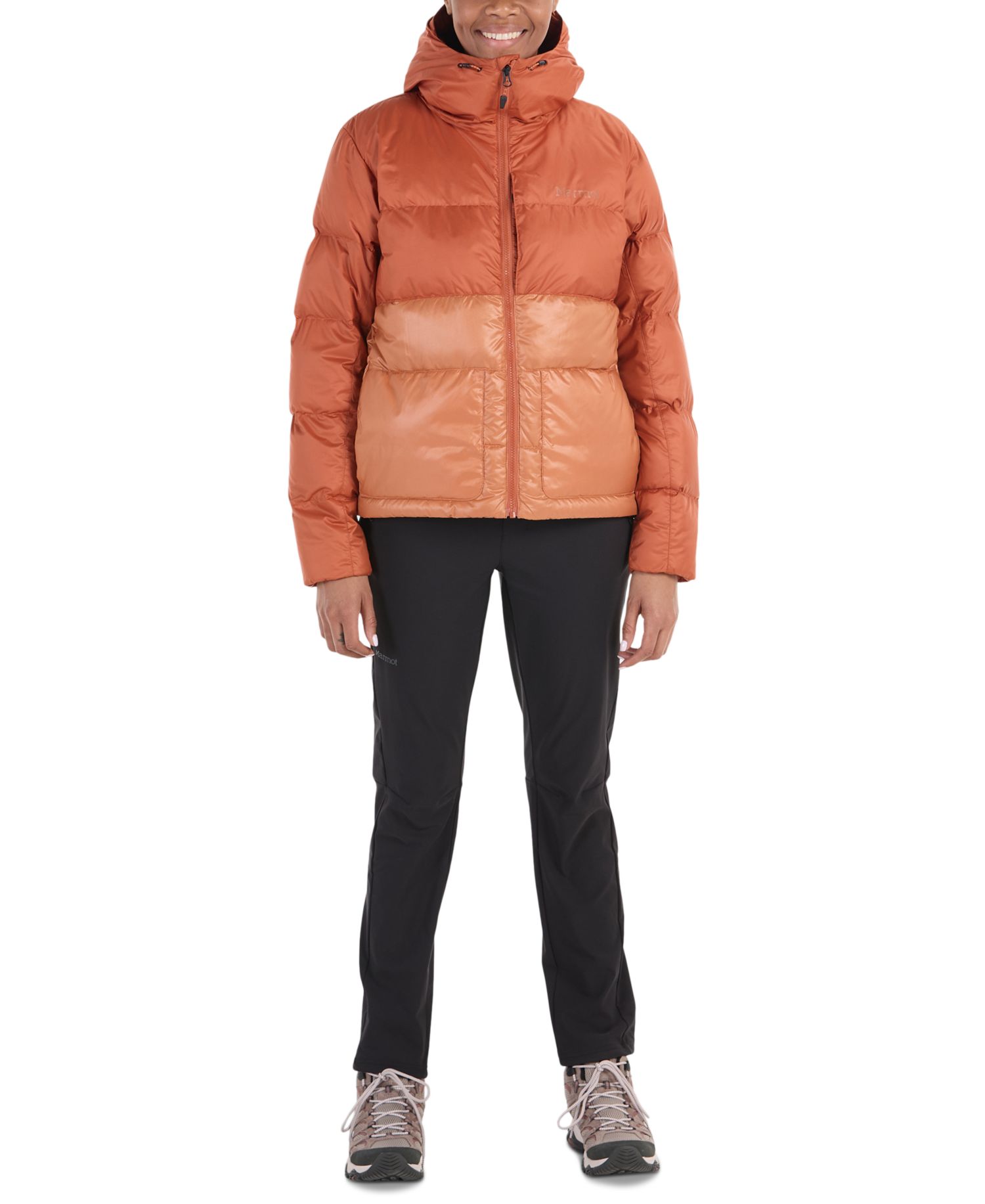 Women's Guides Hooded Zip-Front Down Coat