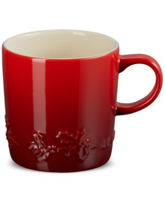 Le Creuset Stoneware Holly Collection 12-Oz. Mug - Macy's