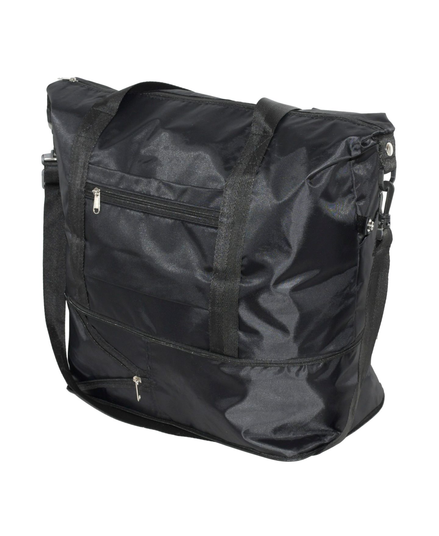 Женская сумка Nicci Ladies Weekender Duffel Expandable, цвет: Чёрный — фото 5