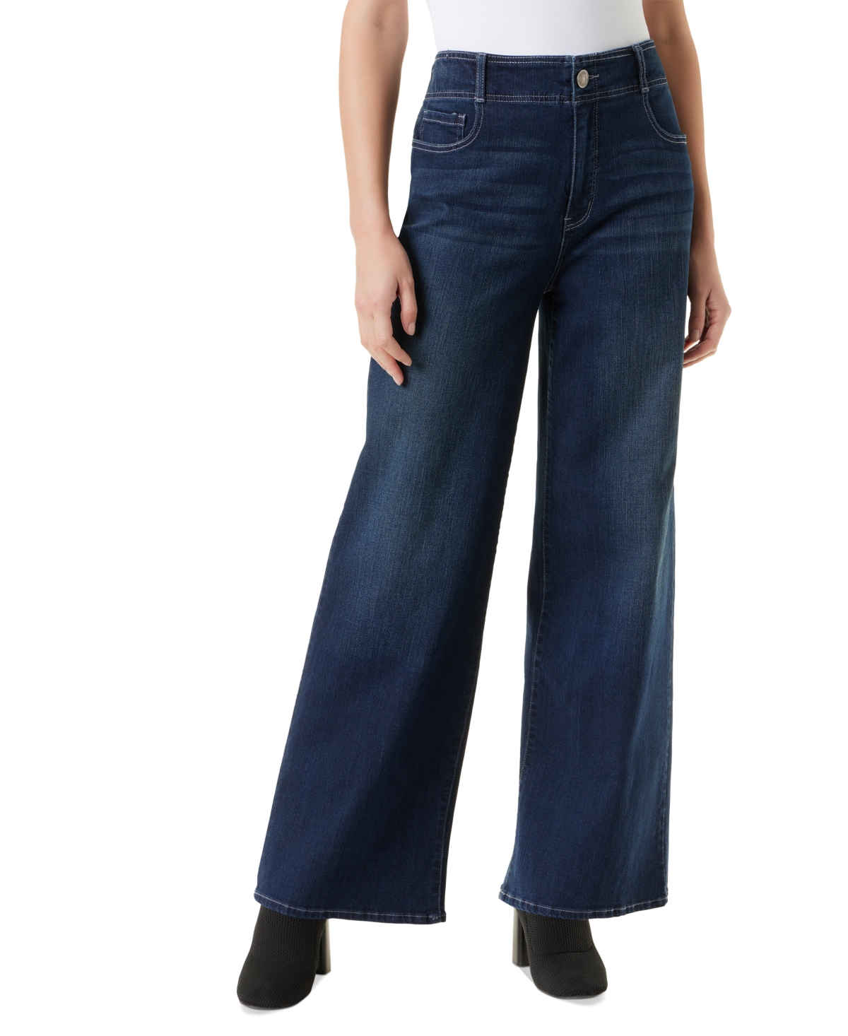 GLORIA VANDERBILT WOMEN'S SHAPE EFFECT WIDE-LEG JEANS 
