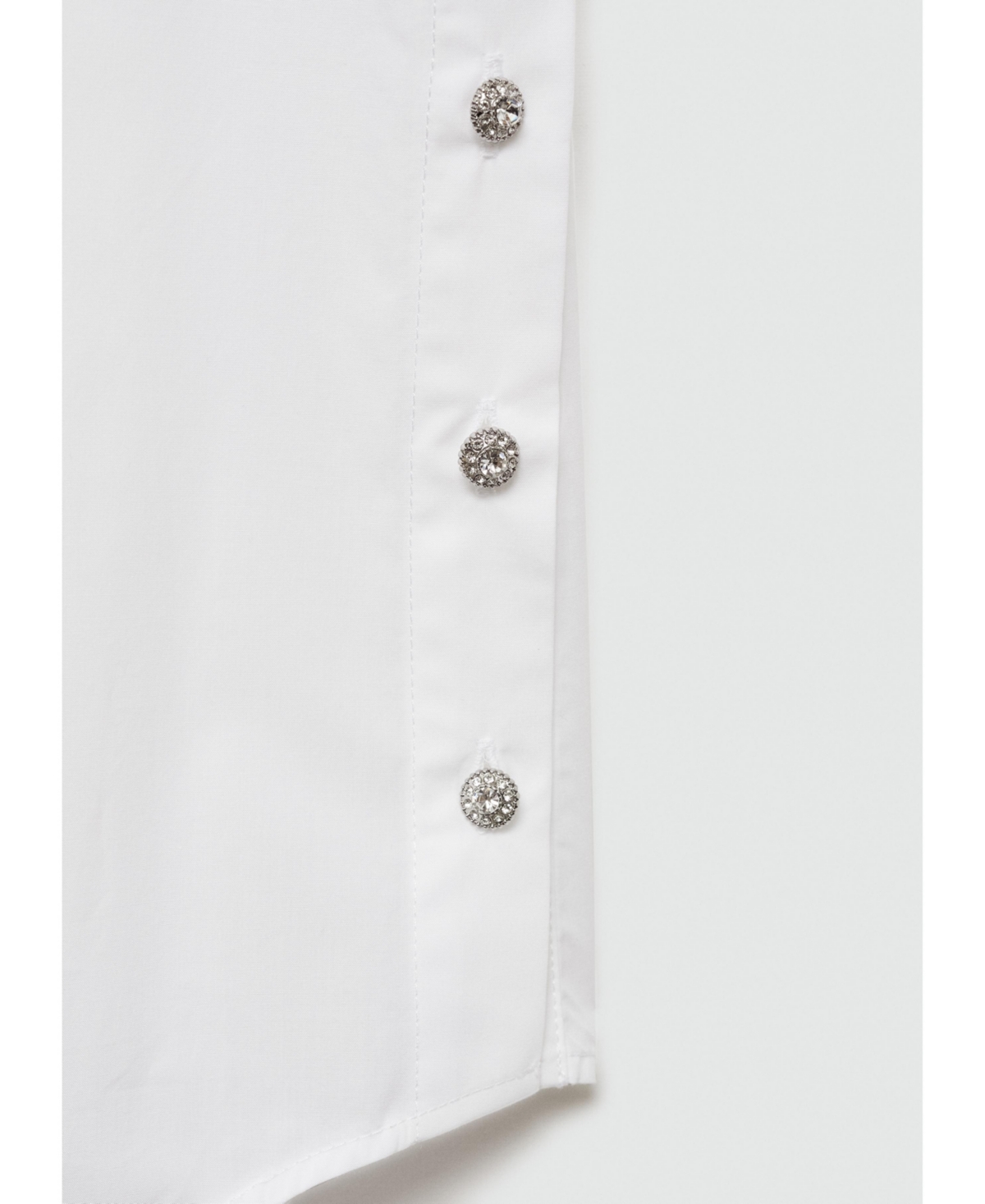 Mango Women's Jewel Buttons Lyocell Shirt