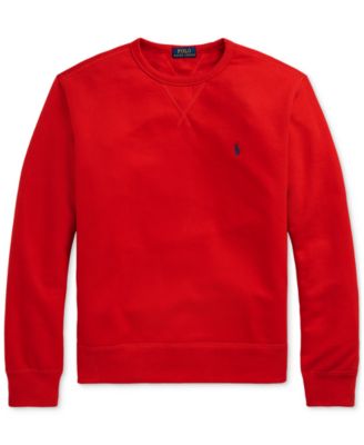 ★★POLO RALPH LAUREN★★ Fleece Crewneck Sweatshirt Red MNP Fleece Crewneck Sweatshirt | Ralph Lauren
