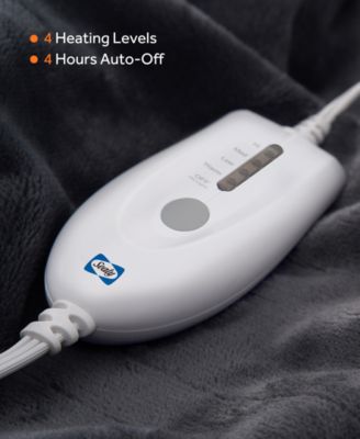 Heated Flannel Throw, 50" x 60"