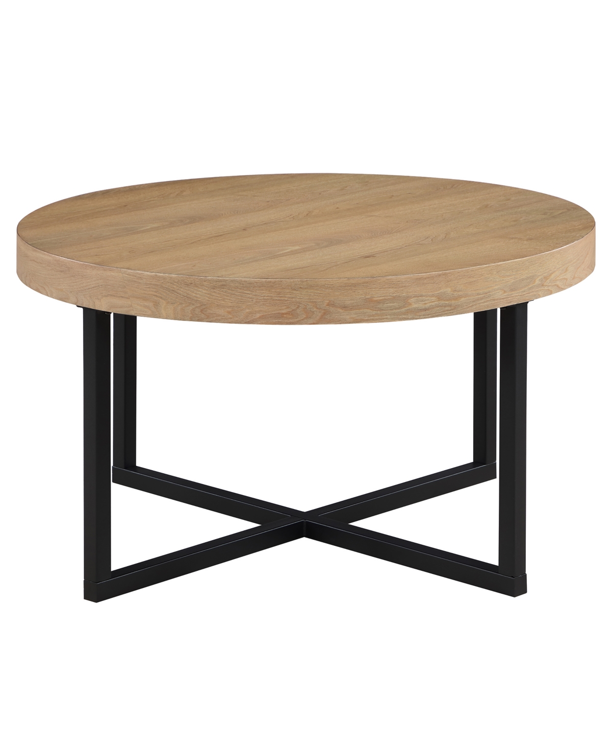 Macy's Yukon 20.25" Wood Nesting Table In Weathered Sand