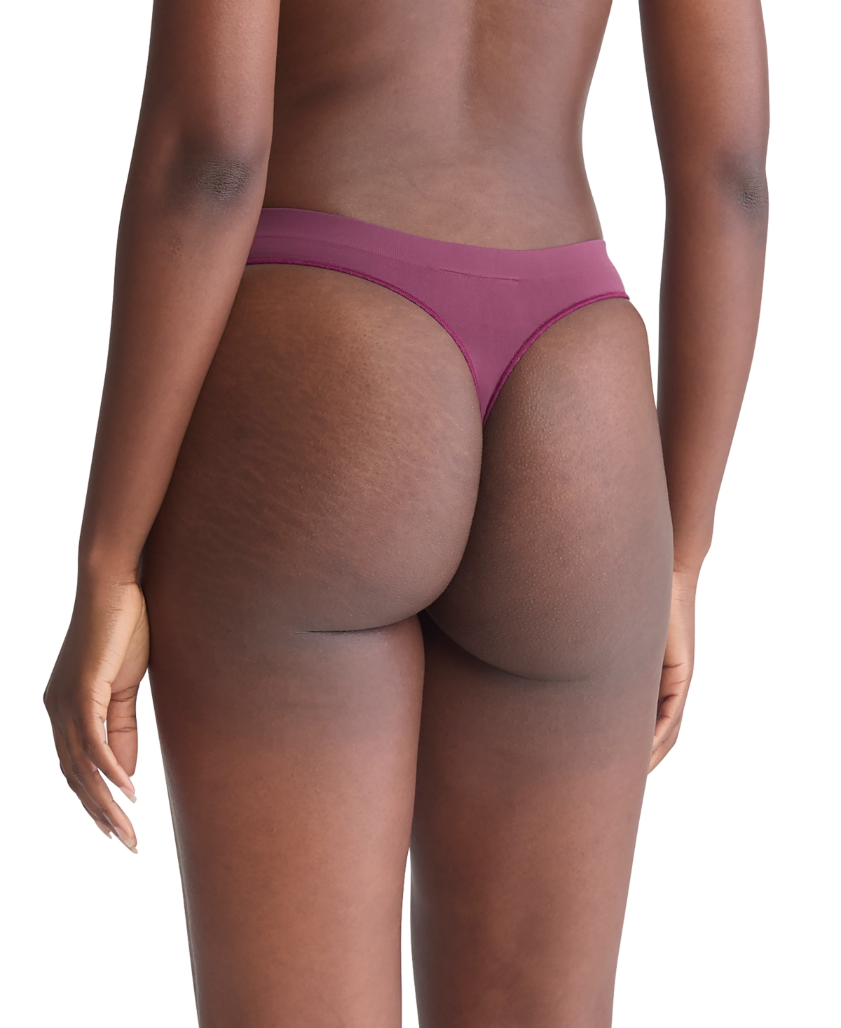 Calvin Klein Women's Bonded Flex Bikini Underwear Qd3960 In Mauve Wine