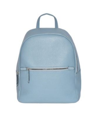 Backpack with front zipper pocket