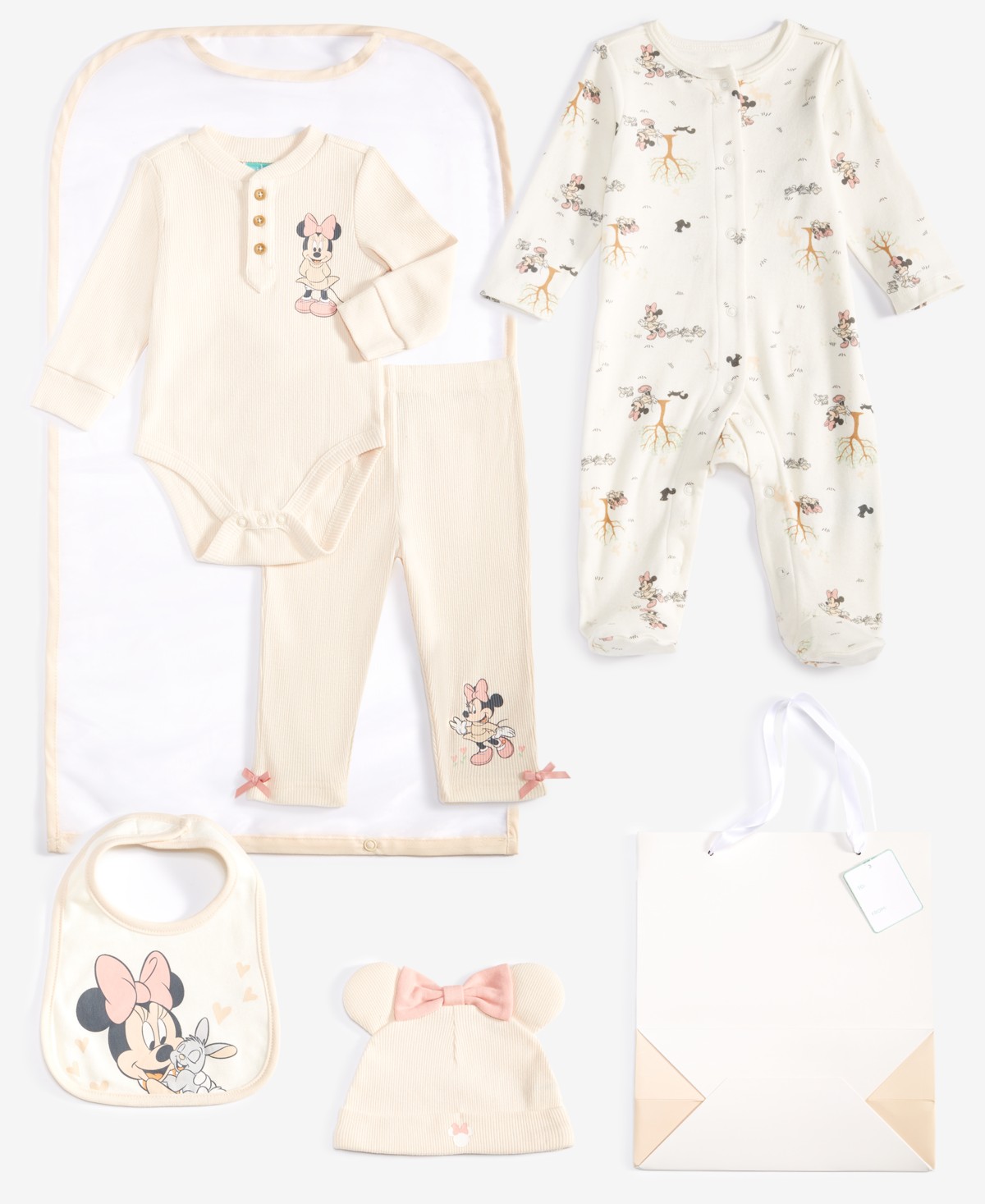 Disney Baby Girls 7-Pc Minnie Sleep-N-Play Gift Set — фото 1
