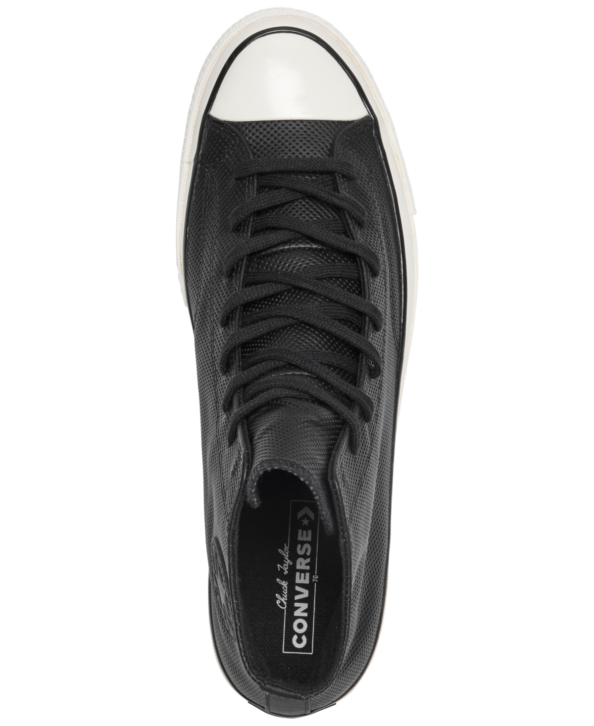 Converse Men's Chuck 70 Leather High Top Casual Sneakers from Finish Line -Ginger Snap