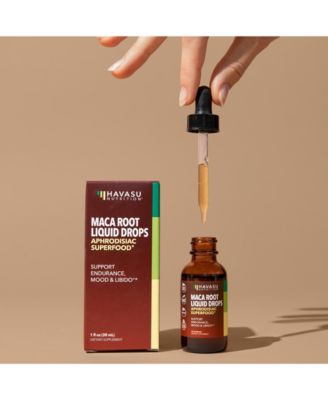 Organic Maca Root Liquid Drops, Supports Endurance Mood & Performance, Support Fertility in Men & Women, Unflavored, 1 fl oz