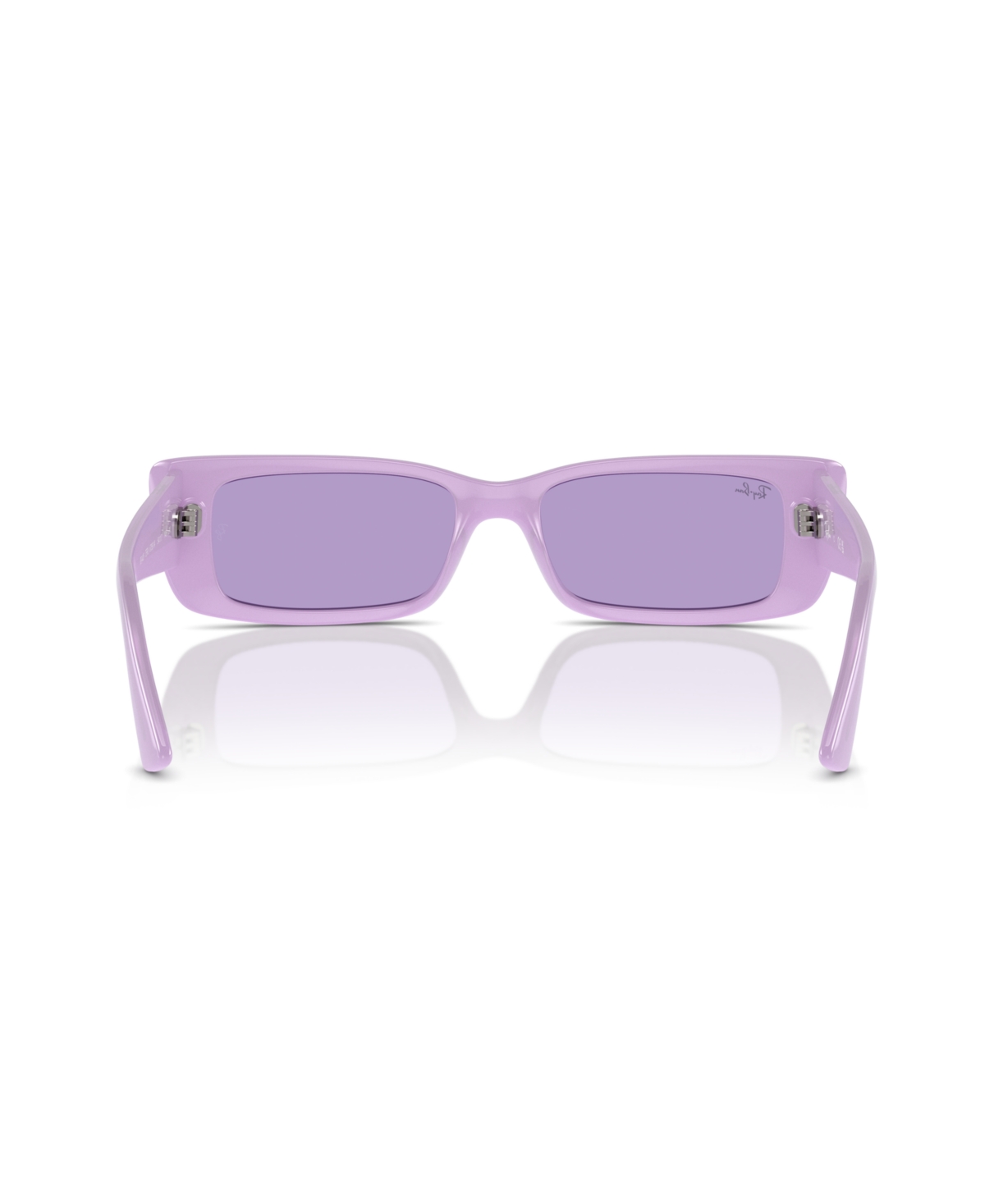Ray Ban Womens Green Rb4425 Rectangle-frame Injected Sunglasses In Algae Green