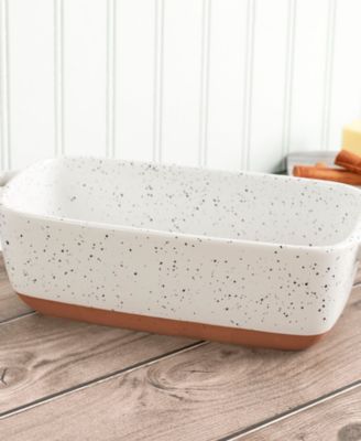Tools for Cooks Speckled Stoneware 1.7-Qt. Loaf Pan