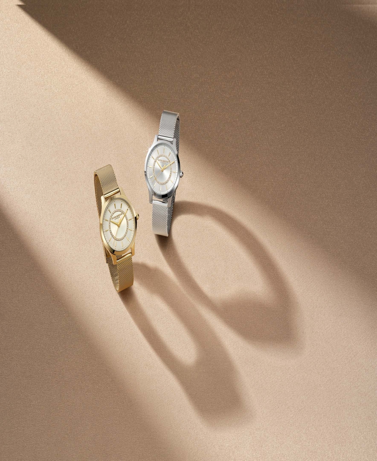 Olivia Burton Women's Wonder Lust Gold-tone Stainless Steel Mesh Bracelet Watch 30mm In Gold
