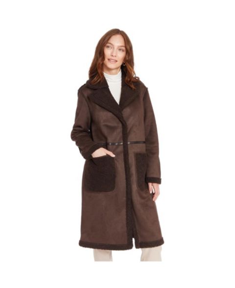 Женские куртки Frye Women's Sharika Faux Shearling Coat