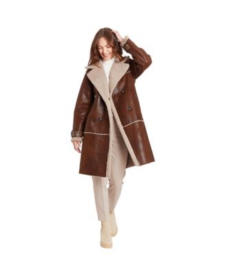 Women's Kimmy Long Faux Shearling Coat