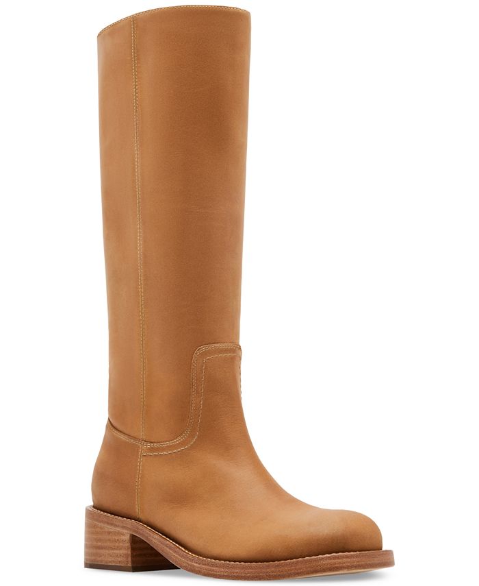 Steve Madden Women's Riggs Tall Square-Toe Boots - Gold - 10M