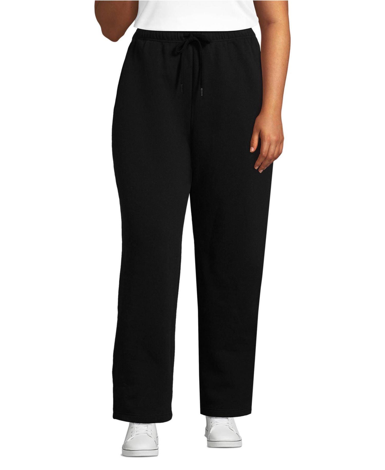 Plus Size Serious Sweats High Rise Relaxed Straight Leg Pants - Set Bottom