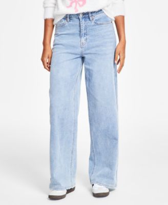 Madden Girl Juniors' Wide-Leg Jeans
