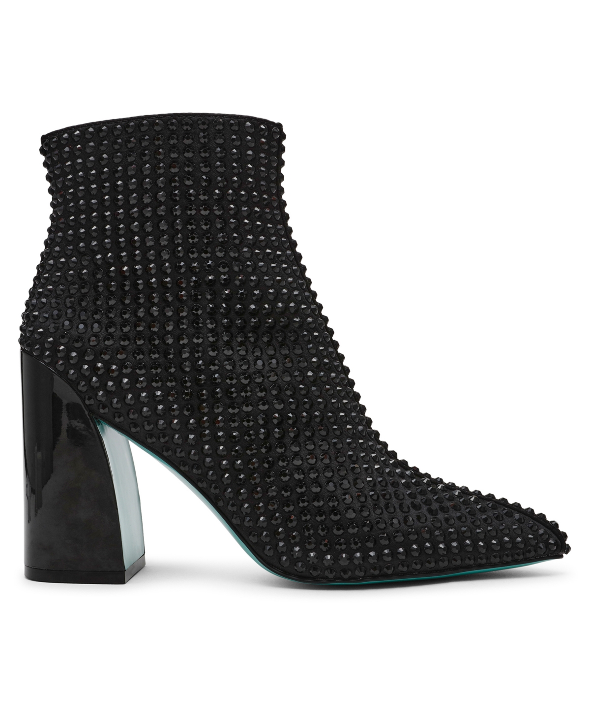 Betsey Johnson Women's Colby Rhinestone Booties -Black