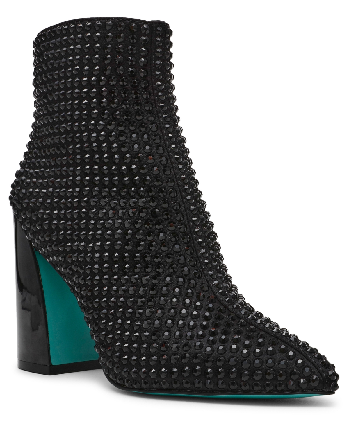 Betsey Johnson Colby Embellished Bootie In Black,black