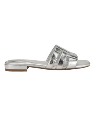 Women's Tessie Slip-On Square Toe Flat Sandals