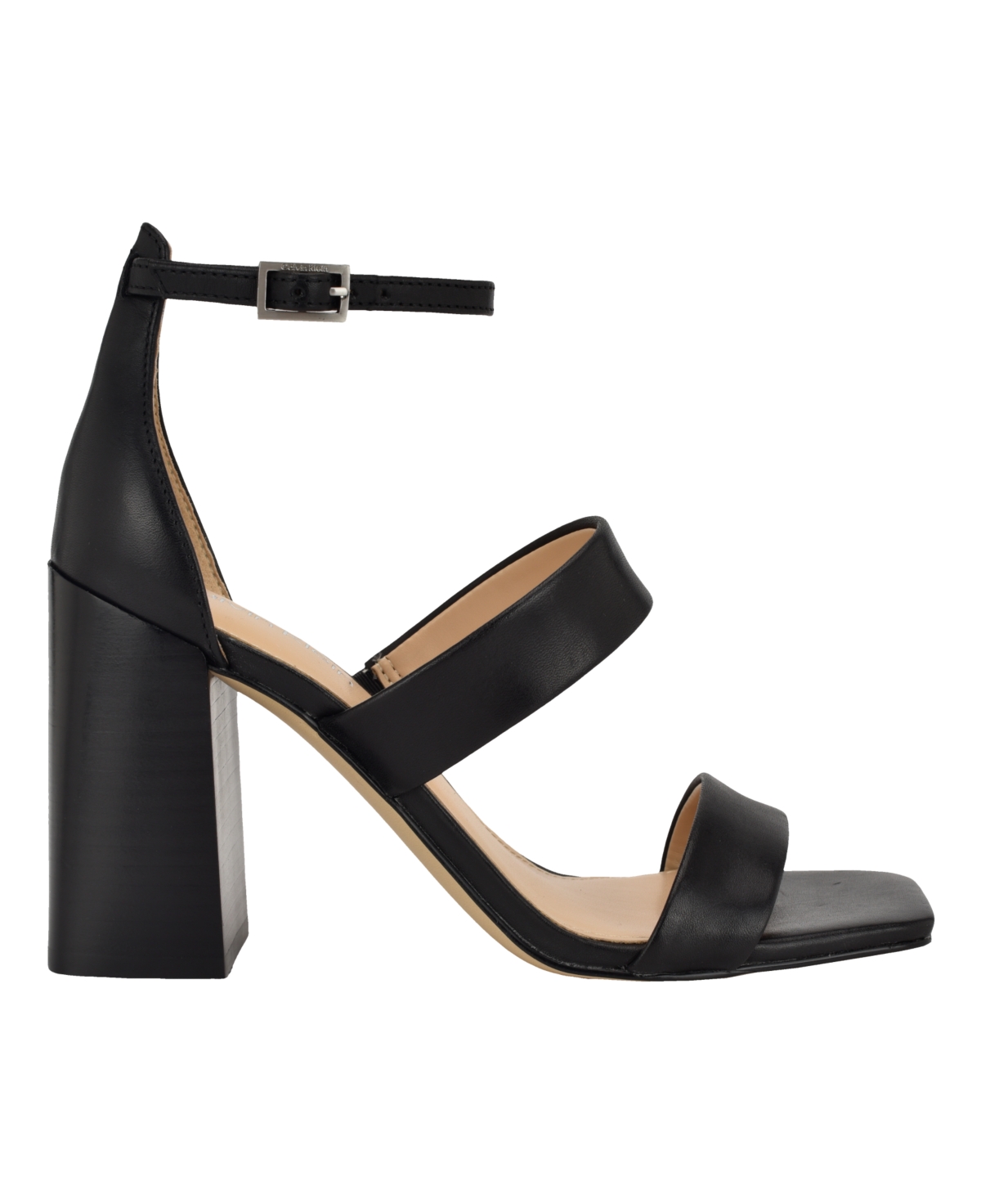 Calvin Klein Women's Sheryl Block Heel Square Toe Dress Sandals