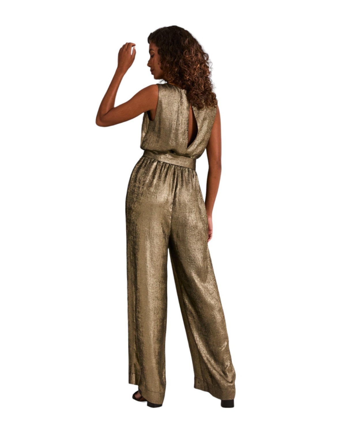 FatFace Women's Gisele Metallic Jumpsuit