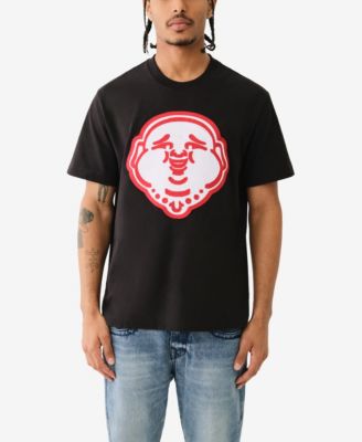 True Religion - Men's Cotton Buddha-Face Crewneck T-Shirt