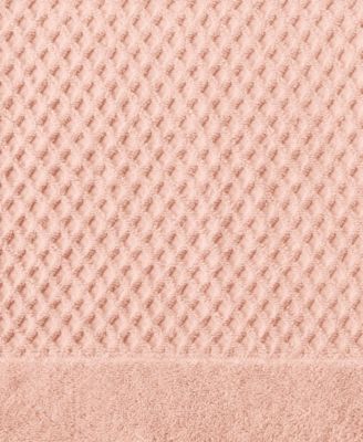 Quick-Drying Cotton Diamond Waffle Textured 4-Piece Bath Towel Set