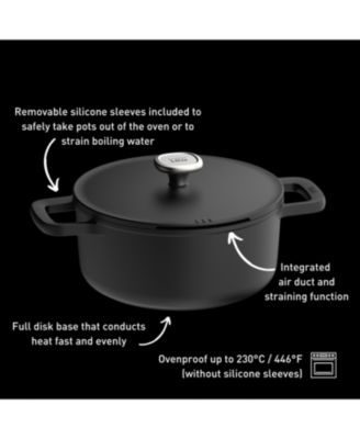 Leo Phantom Nonstick Ceramic 10" Stockpot 5.8qt., Recycled